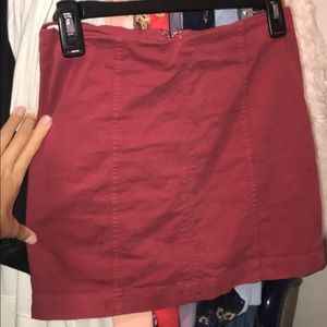 Red skirt!! Worn once!!
